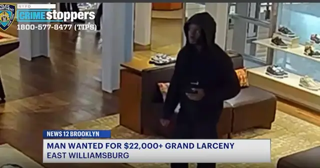 Video thumbnail for Man wanted for stealing phone, using credit card for shopping spree