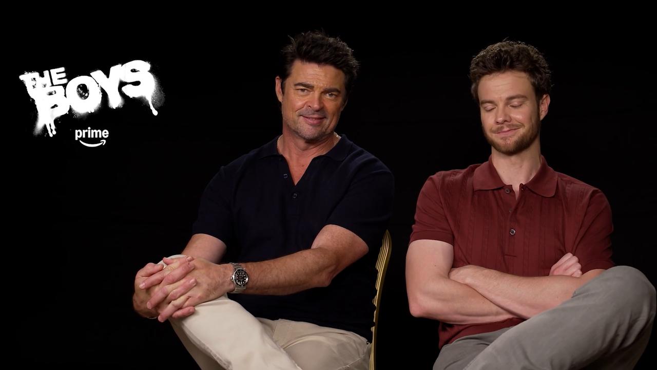 Video thumbnail for 'The Boys' Stars Karl Urban, Jack Quaid and Erin Moriarty Claim "No One Is Safe" In Season 5