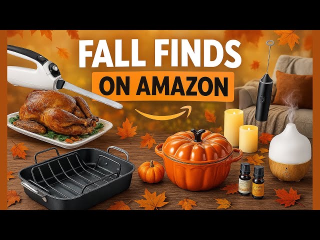 Video thumbnail for Top Fall Amazon Finds 2025 🍁 | Must-Have Kitchen & Home Gadgets! #amazonfinds #fall