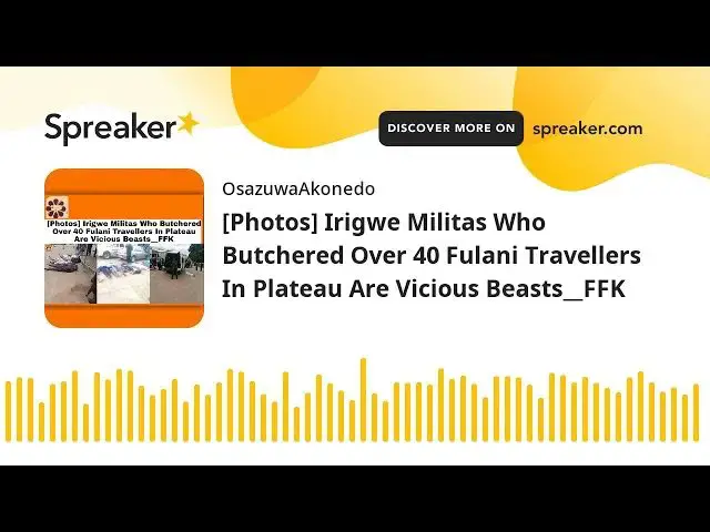 Video thumbnail for [Photos] Irigwe Militas Who Butchered Over 40 Fulani Travellers In Plateau Are Vicious Beasts__FFK