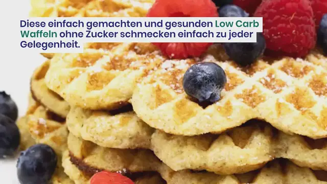 Video thumbnail for LOW CARB WAFFELN OHNE ZUCKER