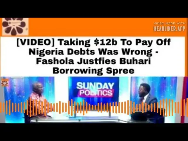 Video thumbnail for [VIDEO] Taking $12b To Pay Off Nigeria Debts Was Wrong - Fashola Justfies Buhari Borrowing Spree