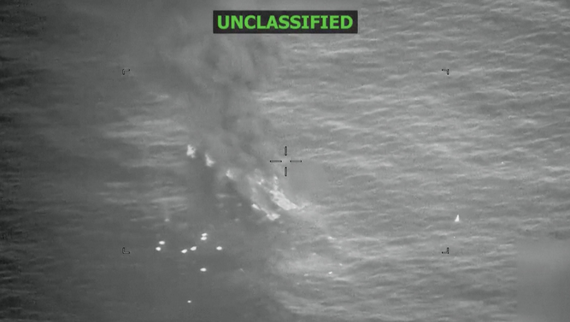 Video thumbnail for US military releases video of strike on alleged drug boat