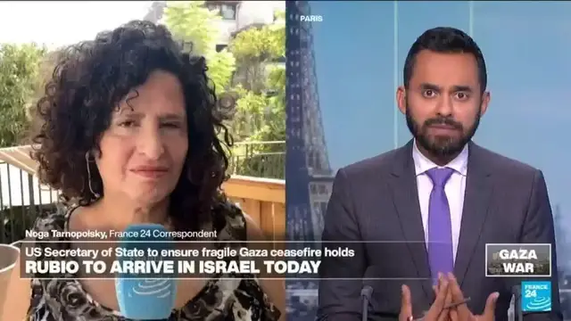 'Video thumbnail for Israel's West Bank annexation vote ‘potentially threatening’ Gaza truce, Rubio warns'