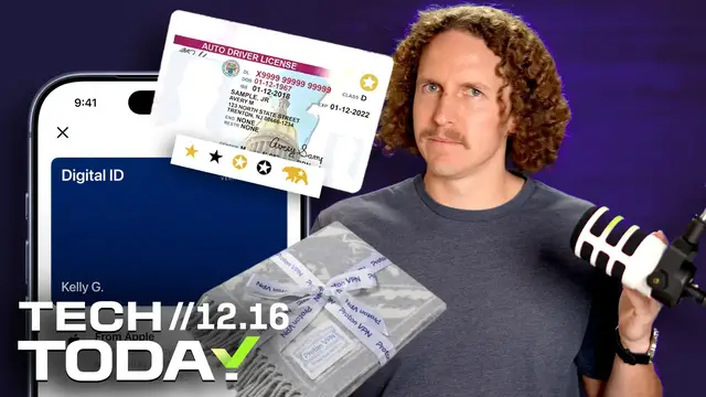 Video thumbnail for Holiday Travel With a Digital ID, the World's First VPN Blanket & More | Tech Today