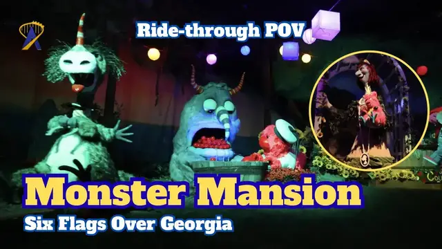 Video thumbnail for Monster Mansion Full POV at Six Flags Over Georgia!