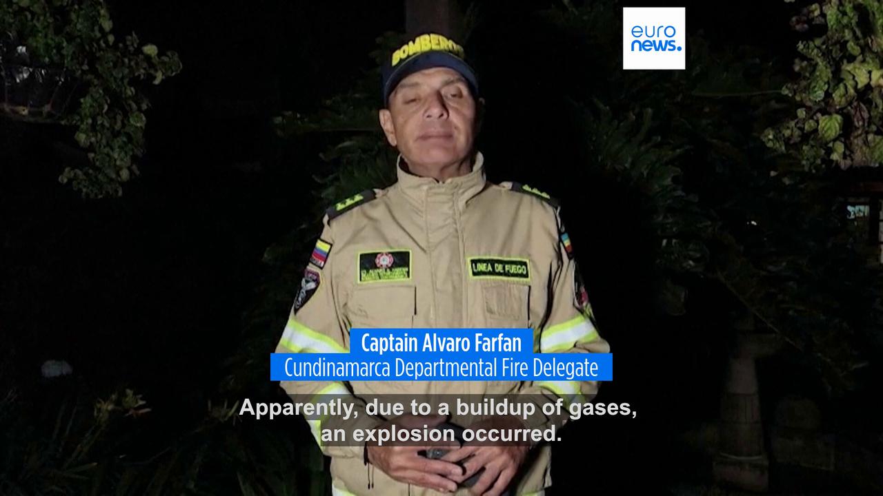 Video thumbnail for Nine killed in central Colombia mine explosion caused by gas buildup