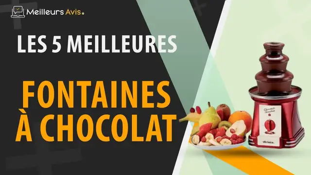 Video thumbnail for ⭐️ MEILLEURE FONTAINE À CHOCOLAT - Comparatif 2023