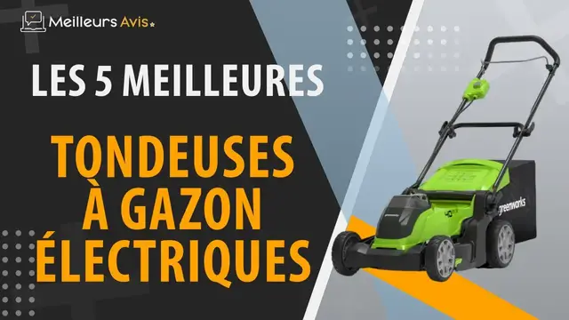 Video thumbnail for ⭐️ MEILLEURE TONDEUSE À GAZON ÉLECTRIQUE - Comparatif 2023