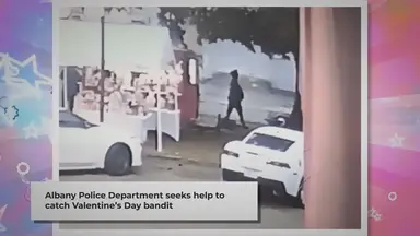 'Video thumbnail for Swipe Left For Larceny: Albany Police Hunt Down Valentine's Day Basket Snatcher'
