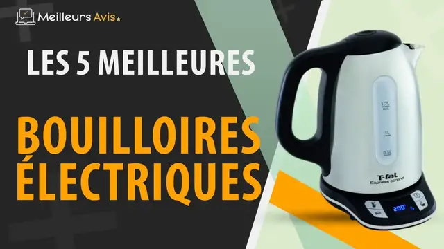 Video thumbnail for ⭐️ MEILLEURE BOUILLOIRE ÉLECTRIQUE - Comparatif 2023