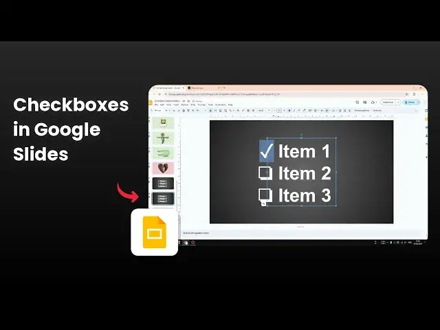'Video thumbnail for How to Make Checkboxes in Google Slides'