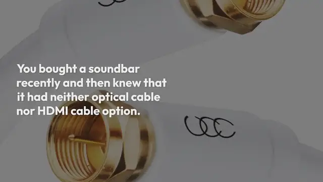 Video thumbnail for Connect Soundbar To TV Without Optical Cable or HDMI