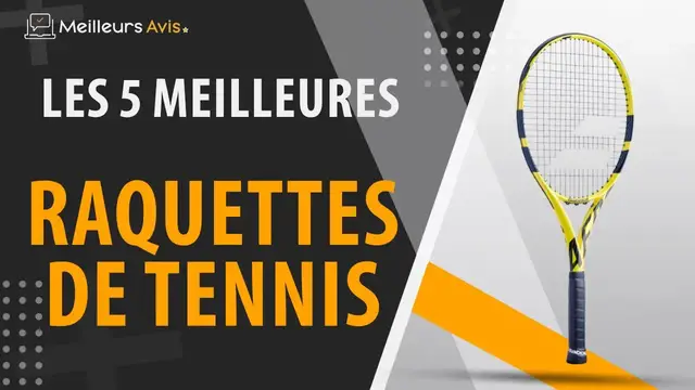 Video thumbnail for ⭐️ MEILLEURE RAQUETTE DE TENNIS - Comparatif 2023
