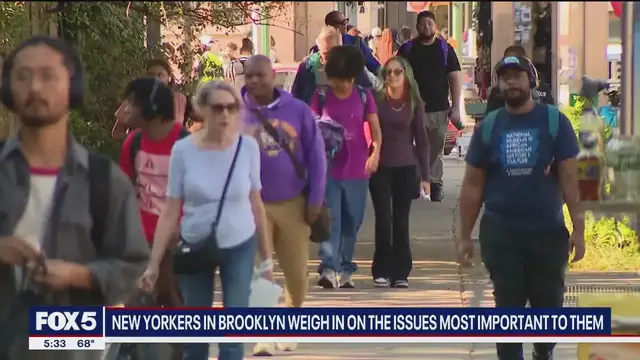 'Video thumbnail for Brooklyn voters on their top issues in anticipation of the mayoral race'