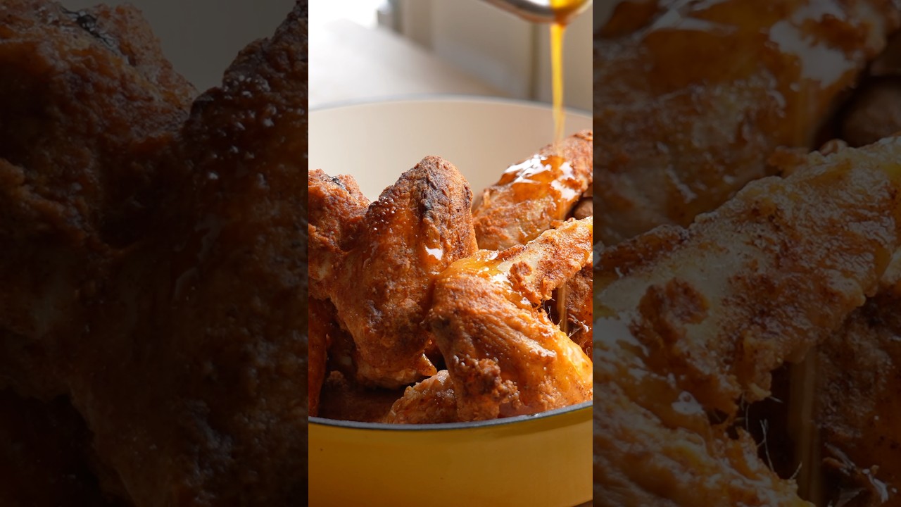 Video thumbnail for Baked Hot Wings with Homemade Herb “Ranch” Dressing