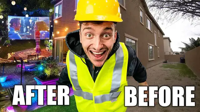 'Video thumbnail for frenchiefries: dream backyard reveal! parents surprise with pool & renovation'