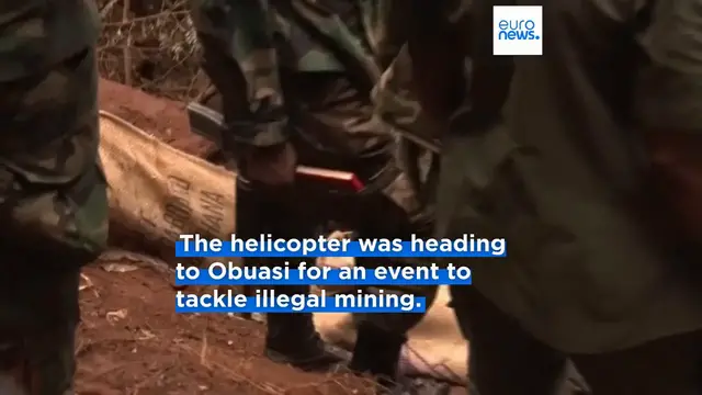 'Video thumbnail for Ghana helicopter crash kills defence and environment ministers'