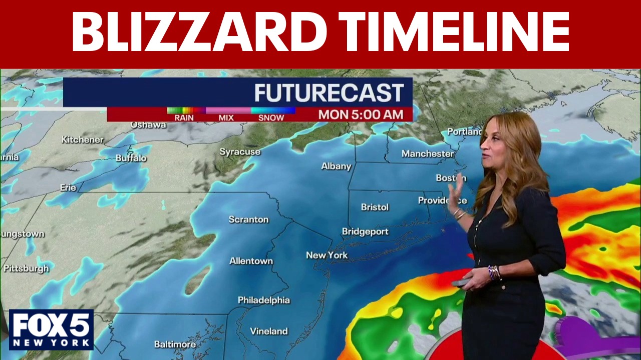 Video thumbnail for NYC blizzard 6PM update: When will snow be the heaviest?
