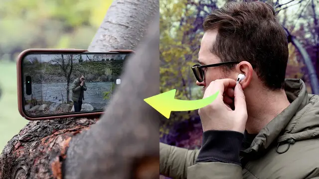 Video thumbnail for Secret iPhone Camera Feature: Taking Photos With Your AirPods