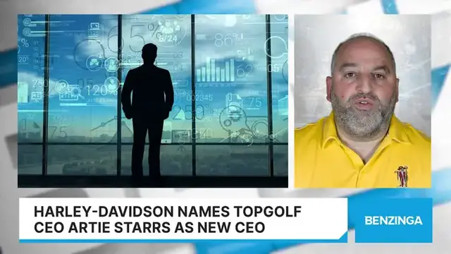 'Video thumbnail for Harley-Davidson Names Topgolf CEO Artie Starrs As New CEO'