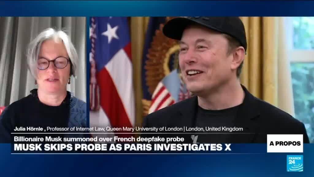 Video thumbnail for Elon Musk snubs Paris prosecutors' summons over X and Grok