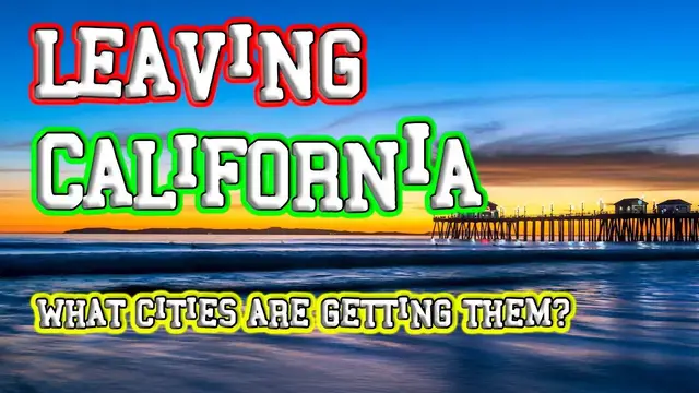 Video thumbnail for Top 10 Cities Californians are Moving to in the United States.