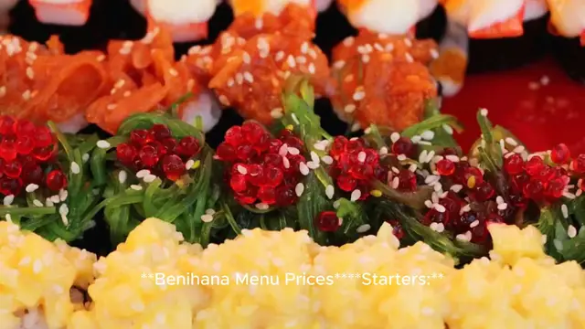Video thumbnail for Benihana Menu Price