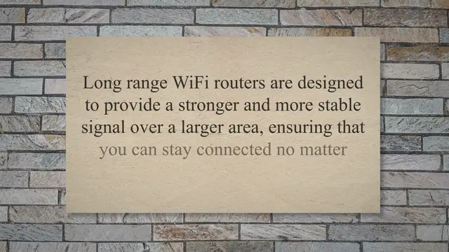 Video thumbnail for Top Picks for Best Long Range WiFi Routers on the Market