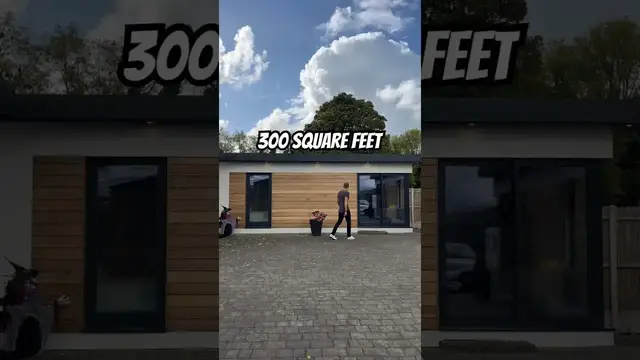 'Video thumbnail for Touring a 300 square foot Prefab Home built for Affordability #modularhome #hometour #home'