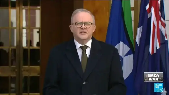 'Video thumbnail for Australia to recognise Palestinian state at United Nations in September'