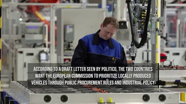 Video thumbnail for France and Germany Push 'Made in Europe' Plan to Rescue EU Auto Industry.