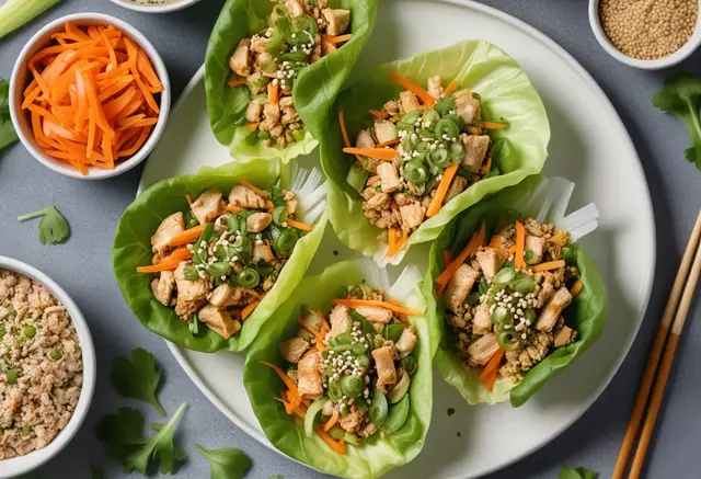 Video thumbnail for Chicken Lettuce Wraps