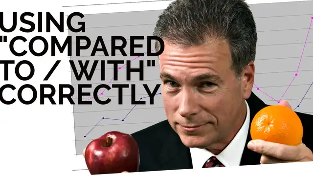 Video thumbnail for Learn English Correctly:  Compared to / with