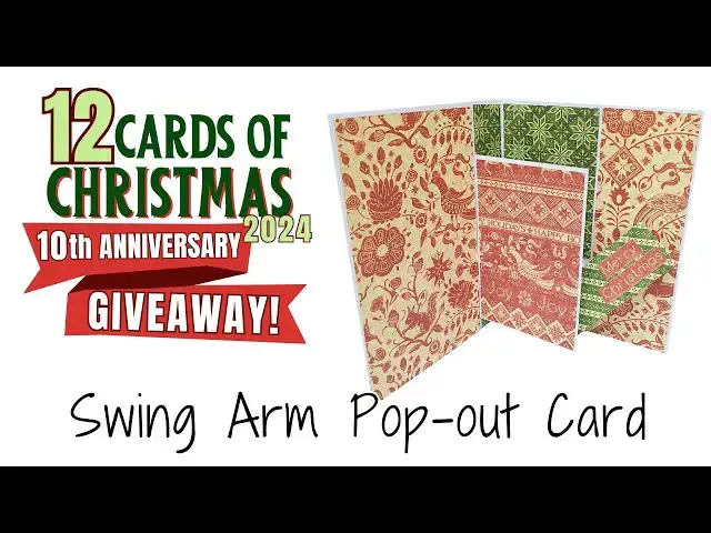 Video thumbnail for 12 Cards of Christmas 2024 - Swing Arm Card