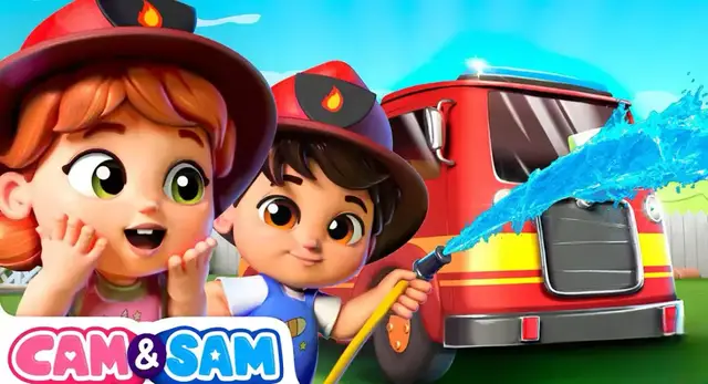 'Video thumbnail for Cam And Sam - The Wheels On The Fire Engine (Episode 36)'
