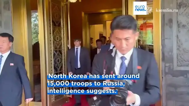 'Video thumbnail for Vladimir Putin thanks Kim Jong-un for supplying North Korean troops to fight Ukraine'