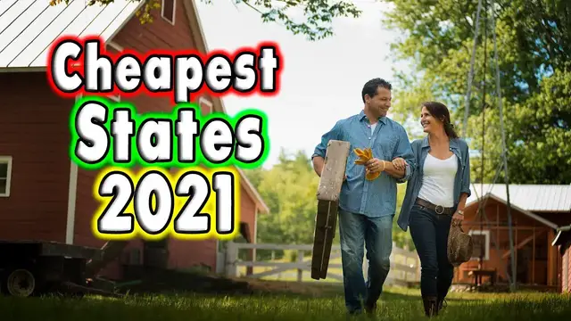 'Video thumbnail for Top 10 Cheapest States to Live in 2021'