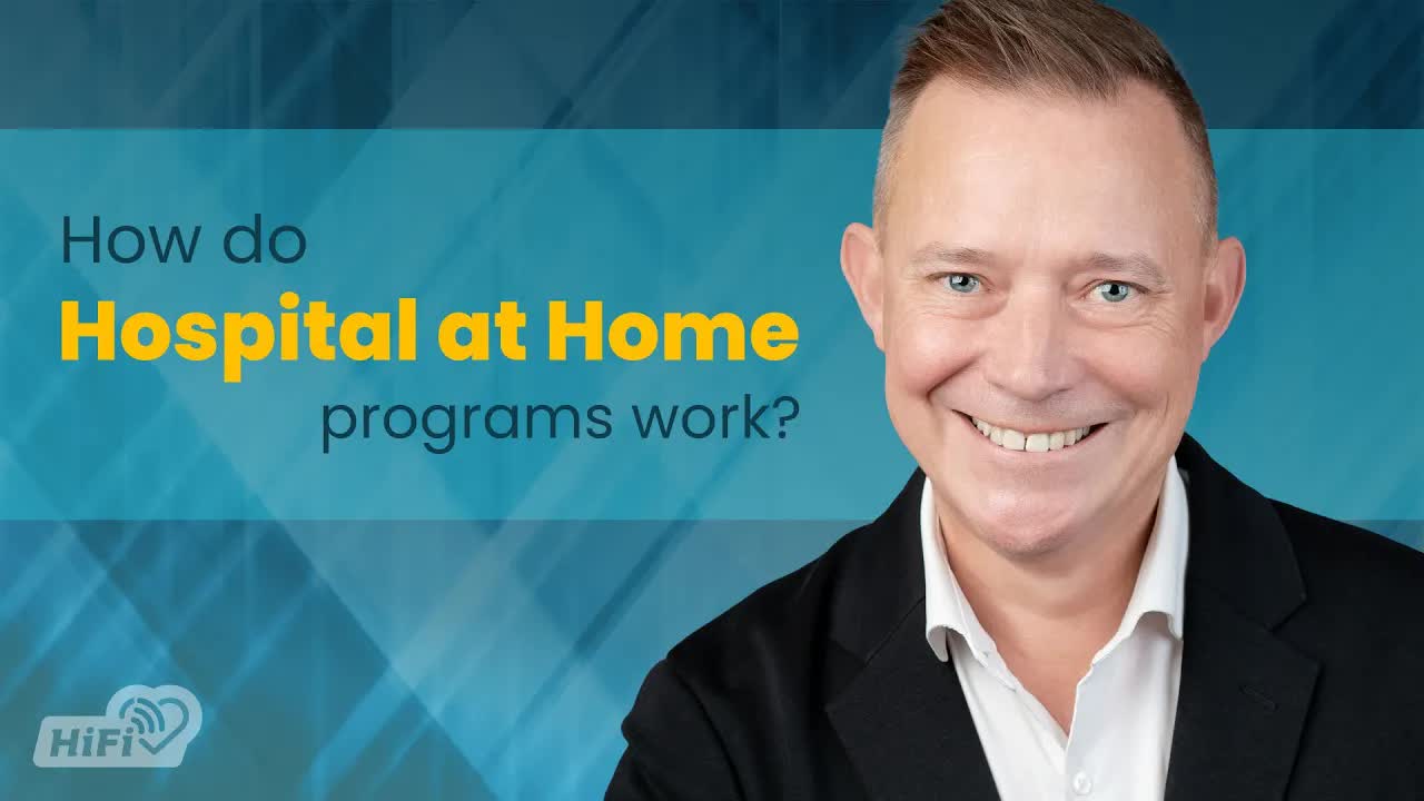 Video thumbnail for hifi-health-news: hospital at home benefits with shawn stack from hfma