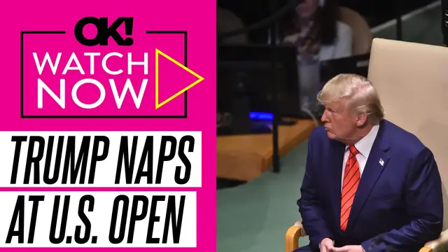 'Video thumbnail for Sleepy Donald Trump Is Back! President, 79, Snoozes During U.S. Open as Health Concerns Ramp Up'