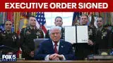 Video thumbnail for FULL: Trump awards Mexican Border Defense Medal, signs fentanyl executive order