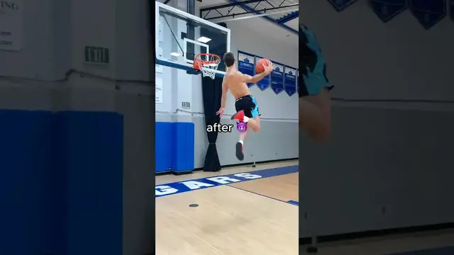 Video thumbnail for (360) the cuff method: insane basketball dunk transformation