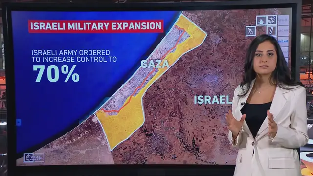 Video thumbnail for How Israel is expanding Gaza control beyond the 'yellow line'