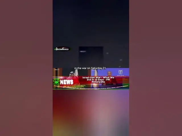 Video thumbnail for Israel-Iran War - What We Did In 12 Days - PM Netanyahu