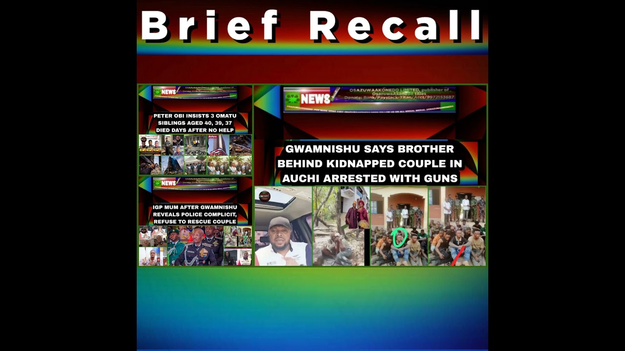 Video thumbnail for NewsBriefRecall @6pm 19-1