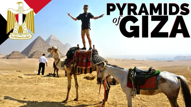 'Video thumbnail for THE PYRAMIDS OF GIZA // Egypt Travel مصر'
