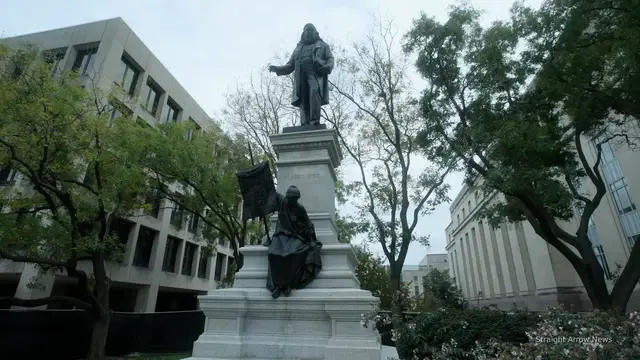 'Video thumbnail for Confederate statue reinstalled in DC after Trump executive order'