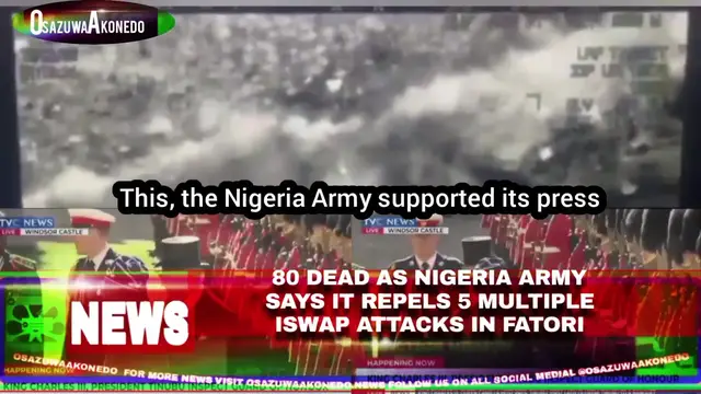 Video thumbnail for 80 Dead As Nigeria Army Says It Repels 5 Multiple ISWAP Attacks In Fatori