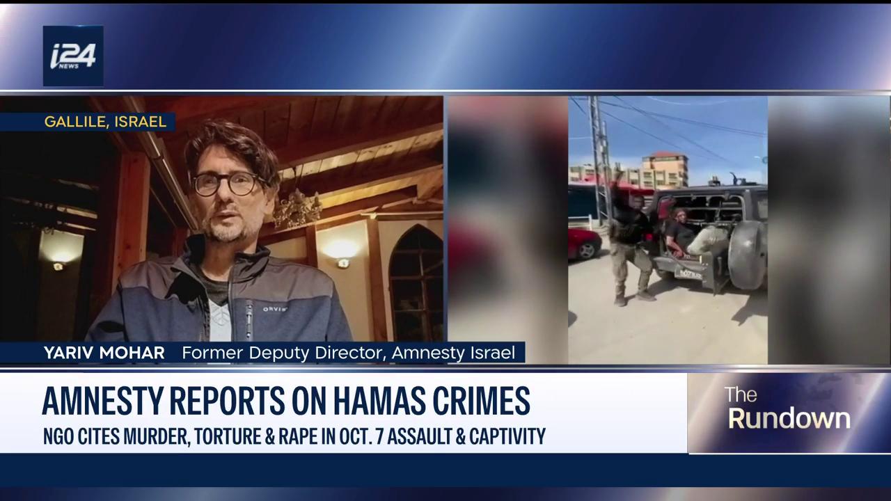 Video thumbnail for Amnesty releases Oct 7 report highlighting 'crimes against humanity'