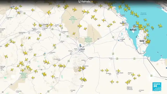 Video thumbnail for Riyadh airport strike kills 12, Saudi Arabia threatens 'decisive' response